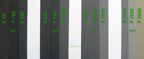 3er set schleifpapier - 3er,
