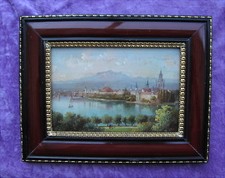 Rare Antique Oil Painting View