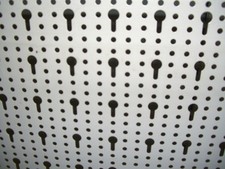 Tegometall Rückwand Schlüssellochrückwand Werkzeugwand Wandregal Regal 4 ST.