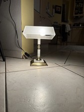 Weiß goldene Bankerlampe mit