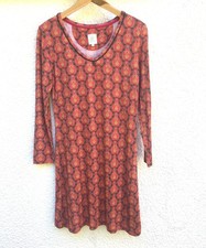 PIP Studio warmes Nachthemd " Amsterdam" langarm Größe S, bunt/rot, NEU!