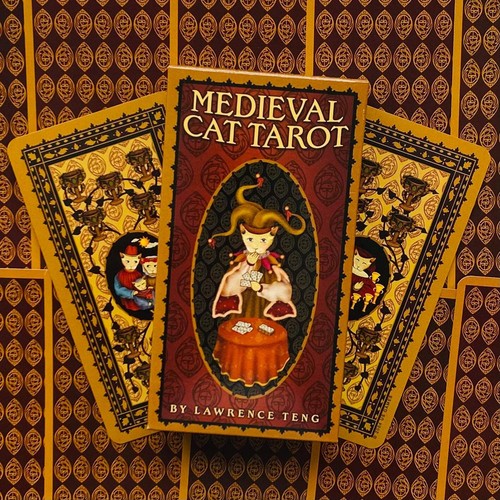 Mittelalterliche katze tarot - mittelalterliche,
