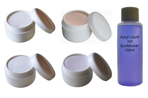 20g acryl pulver - acryl, klar