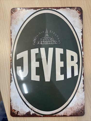 Jever bier blechschild - jever,