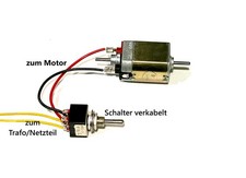 Richtungswechsel-Polwendeschalter Umschalter für Motoren u.ä. AC / DC