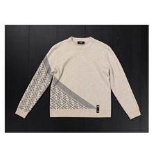 Fendi Pullover Herren M Weiß
