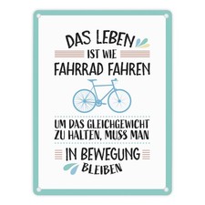 Das Leben ist wie Fahrrad