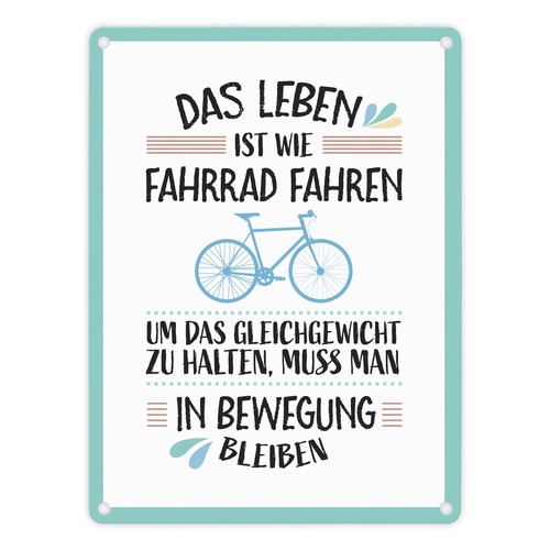 Das leben ist wie - wie, fahrrad