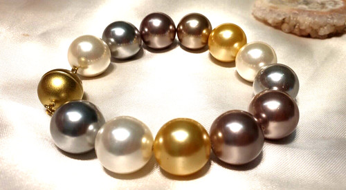 Elegantes muschelkern perlen - muschelkern,