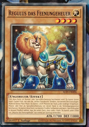 Regulus das - yu-gi-oh,