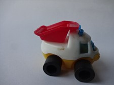 Sammler Auto / 70-80er / Weißer Lastwagen mit Kipper - 45 mm