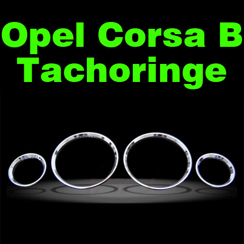 Tachoringe chrom für opel - chrom,