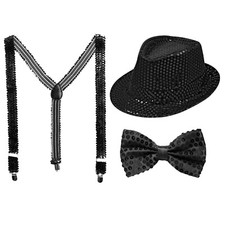 Pailletten Hosenträger