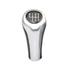 6 Speed Gear Knob Matte Silver