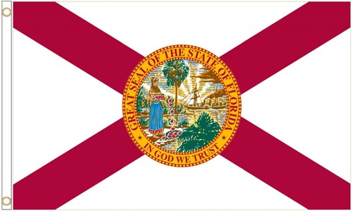 Polyesterflagge florida - polyesterflagge,