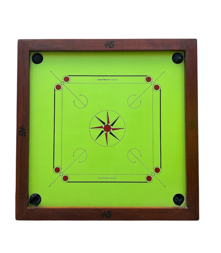 Brandneu grünes carrom - brandneu, brett