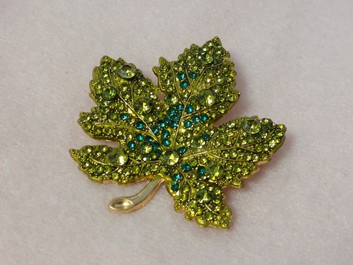 Schmuck brosche blatt - schmuck,
