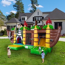 Hüpfburg mit Rutsche
