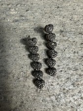 Sterling Silber Herz Ohrringe