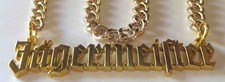 Jägermeister Kette Zapfhahnschild Schriftzug Halskette Jägermeisterhalskette