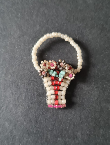 Alter charm blumenkorb aus - blumenkorb,