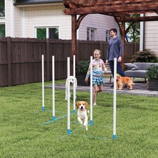 Dog Weave Pole Set Agility