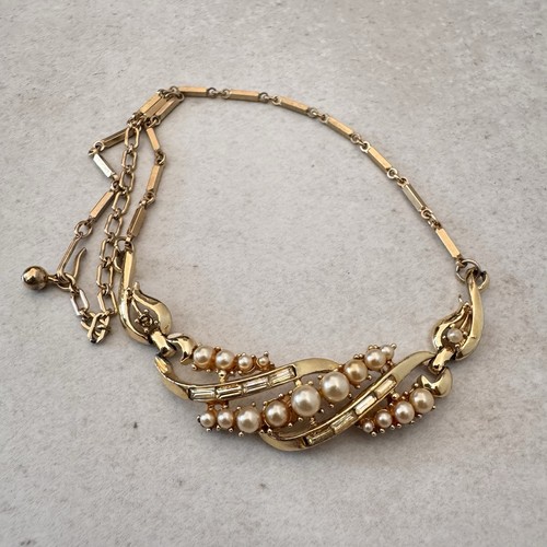 Vintage coro kette - coro, goldfarben