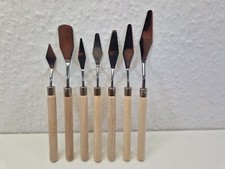 Metall Spachtel Kellen Modellier-Set 7-teilig Modellbau Spatel Neu