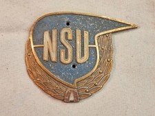 NSU LEFT Fuel Gas tank badge