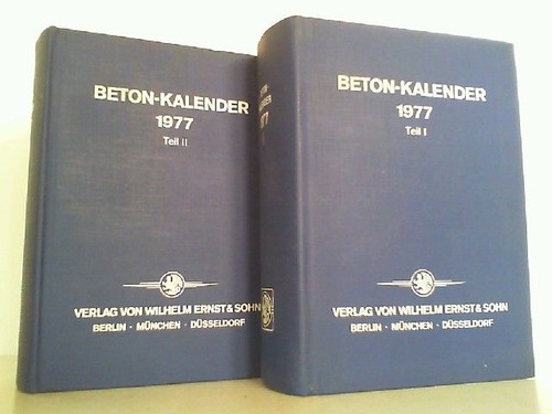 Beton kalender 1977 - beton-kalender., 1977.