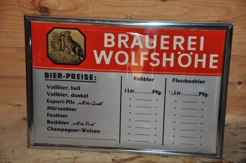 Altes brauereischild 50er - altes,