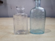 2 Antike Glasflasche Frankfurt