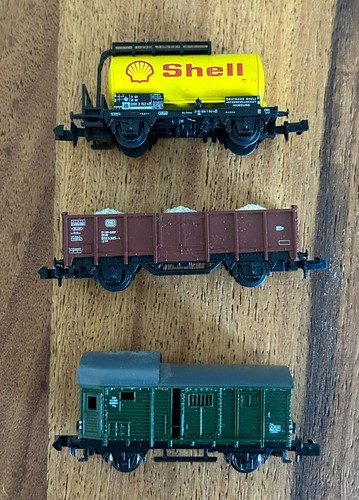 Minitrix güterwagen guter - 3x,