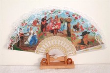 220-06  Ein Fächer Tanz Deko