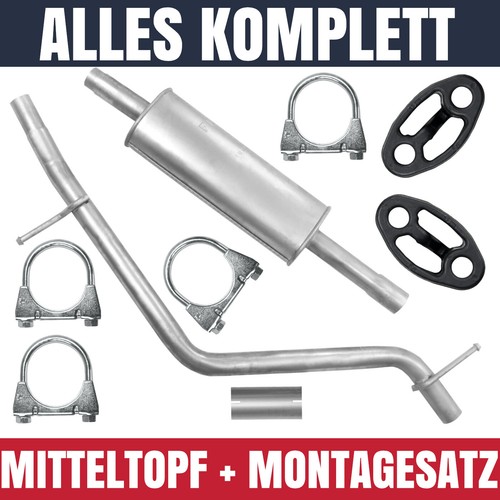 Auspuff mitelltopf - auspuff,