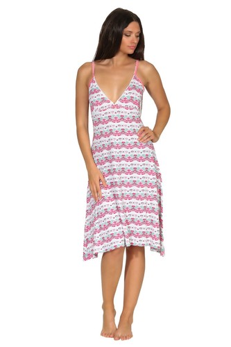 Damen nachthemd hals - damen, v-hals