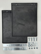 2 Stück Schmutzfänger PKW Anhänger 24x18cm Spritzschutz Spritzlappen Set