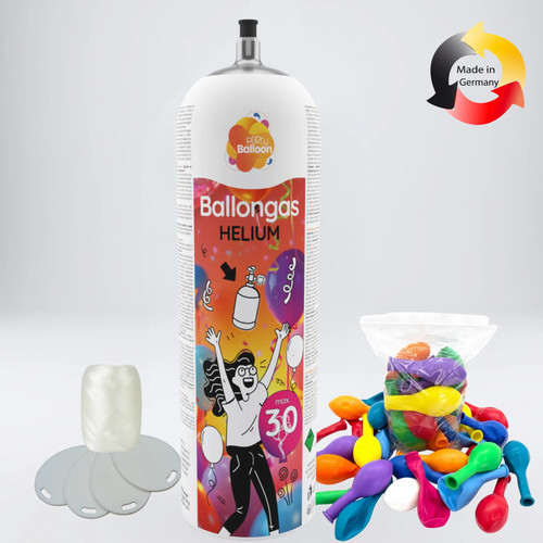 Helium ballongas set - helium-ballongas,