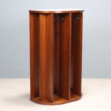 Vintage Kleiderständer Holz Glas Design Italien der 60er-70er Jahre Originell