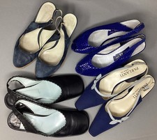 4 Paar Pumps Slingback, Schuh