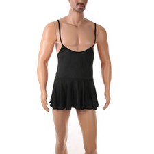 Herren Pyjama Nachthemd Kleid