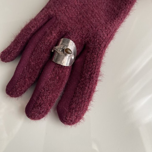 Ring silber aus - silber, mokka