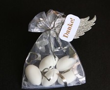 Gastgeschenk Hochzeit personalisiert Engel  Geschenksäckchen Kommunion Taufe