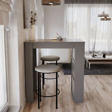 3-lagige Essbar Kaffee Küche Insel Tisch offene Aufbewahrungsregale Wohnzimmer