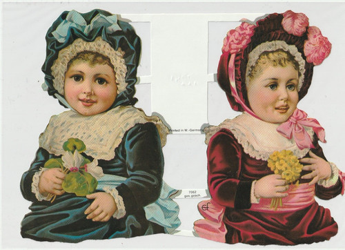 Baby mädchen decoupage - baby,