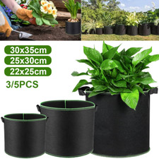 Hängen Filz Pflanzbeutel Erdbeer Pflanzsack Pflanztasche Pflanzsäcke mit Henkeln