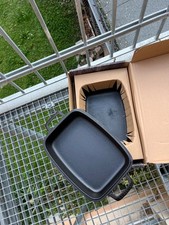 Gusseiserner Bräter Schmortopf schwarz groß vom Kaiserthal