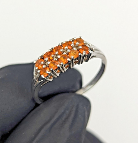 925 silber ring mit - silber, citrin