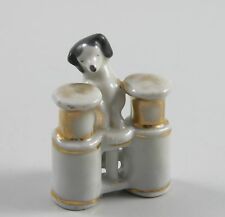 Miniatur Porzellanfigur Hund