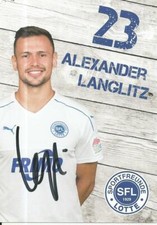 Alexander Langlitz / Sportfreunde Lotte / Saison 2017-2018 / Autogrammkarte